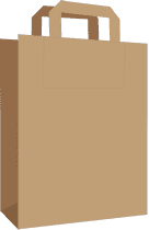 Крафт с плоской ручкой